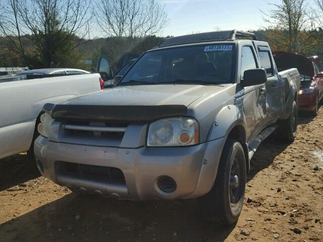 1N6ED29Y73C464269 - 2003 NISSAN FRONTIER C GRAY photo 2