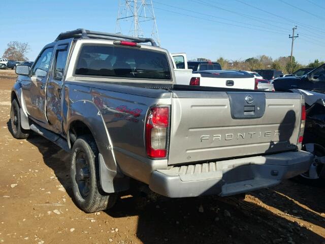 1N6ED29Y73C464269 - 2003 NISSAN FRONTIER C GRAY photo 3