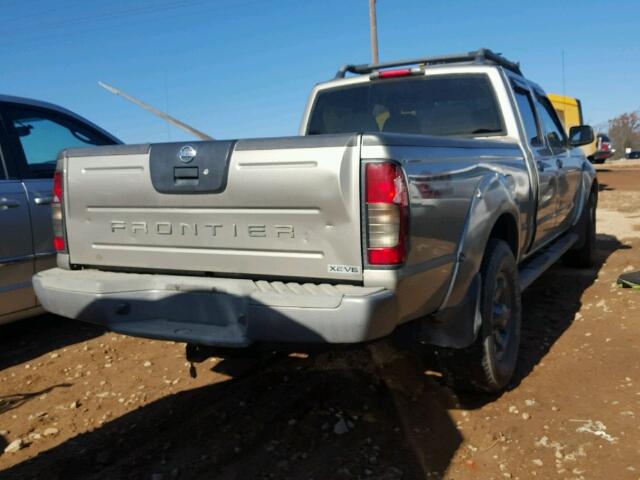 1N6ED29Y73C464269 - 2003 NISSAN FRONTIER C GRAY photo 4