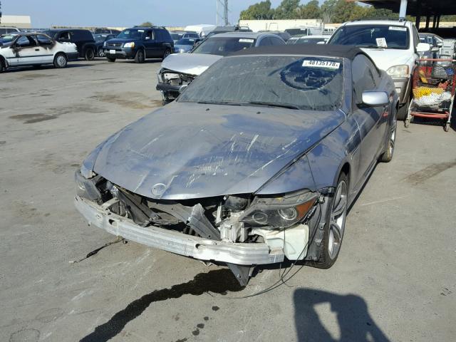 WBAEK73465B327311 - 2005 BMW 645 CI AUT GRAY photo 2