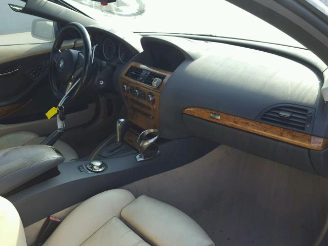 WBAEK73465B327311 - 2005 BMW 645 CI AUT GRAY photo 5