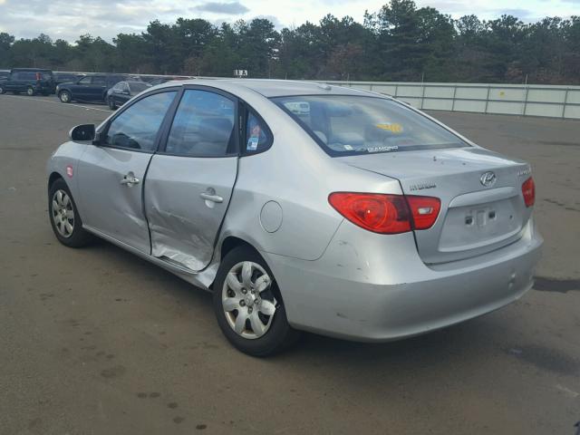 KMHDU46D18U541808 - 2008 HYUNDAI ELANTRA GL SILVER photo 3