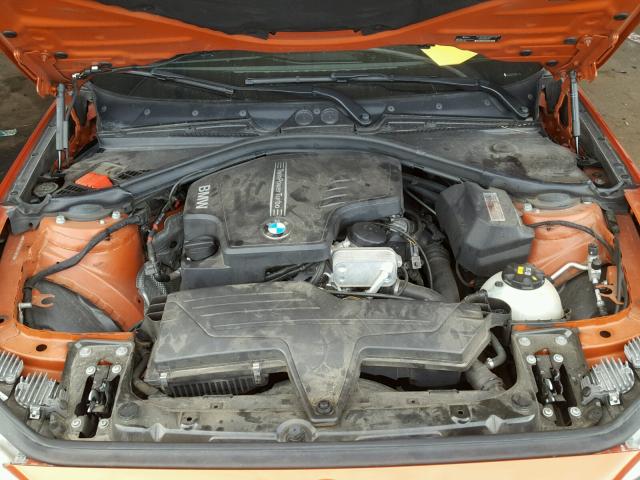 WBA1F5C58EV246129 - 2014 BMW 228 I ORANGE photo 7