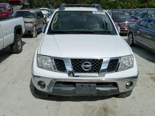 1N6AD0EV4BC450827 - 2011 NISSAN FRONTIER S WHITE photo 9