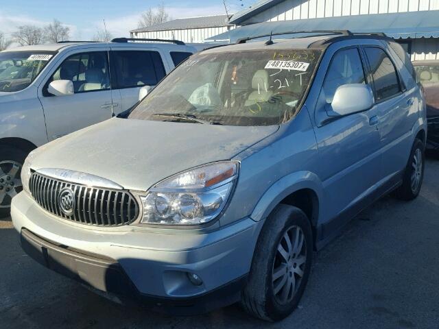 3G5DB03736S613534 - 2006 BUICK RENDEZVOUS TEAL photo 2