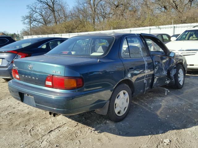 4T1BF12K2TU873642 - 1996 TOYOTA CAMRY LE GREEN photo 4