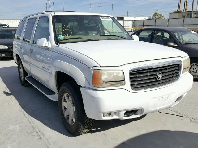 1GYEK63R8YR202518 - 2000 CADILLAC ESCALADE L WHITE photo 1