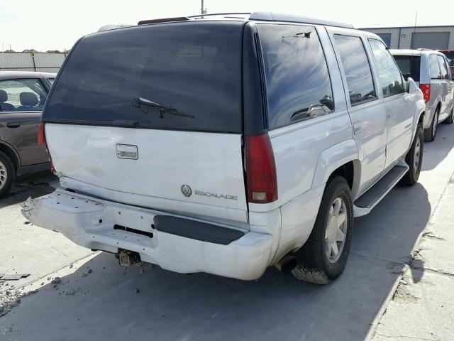 1GYEK63R8YR202518 - 2000 CADILLAC ESCALADE L WHITE photo 4