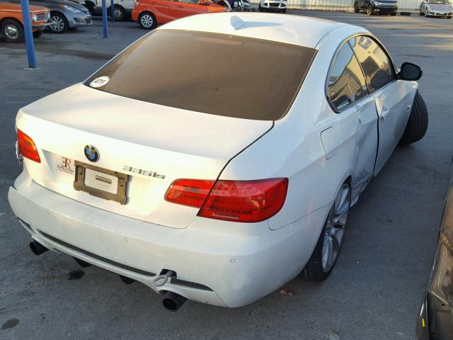 WBAKG1C50BE362902 - 2011 BMW 335 IS WHITE photo 4