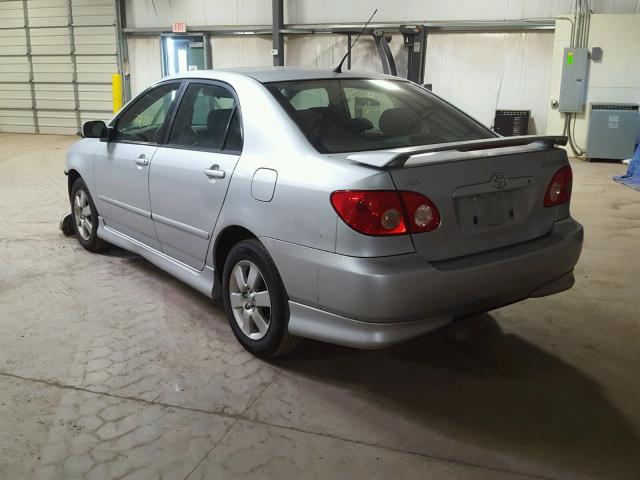 2T1BR30E46C589063 - 2006 TOYOTA COROLLA CE SILVER photo 3