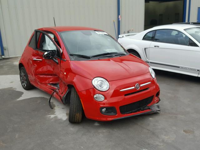 3C3CFFBR8ET228532 - 2014 FIAT 500 SPORT RED photo 1