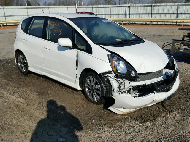 JHMGE8H58CC010470 - 2012 HONDA FIT SPORT WHITE photo 1