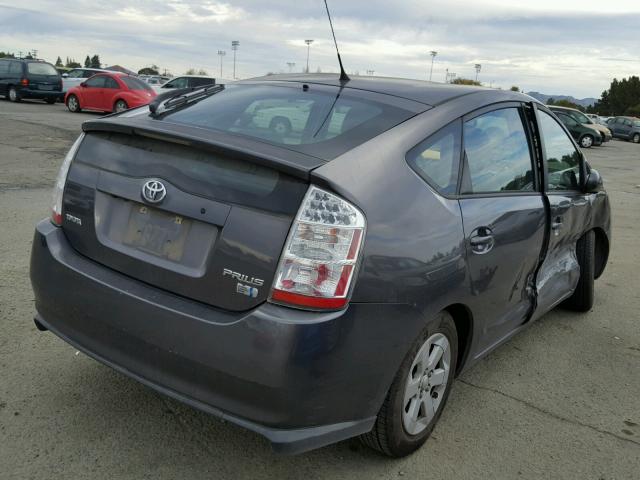 JTDKB20U373219433 - 2007 TOYOTA PRIUS GRAY photo 4