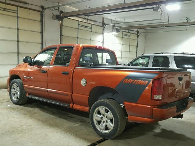 1D7HU18D05J587487 - 2005 DODGE RAM 1500 S ORANGE photo 3