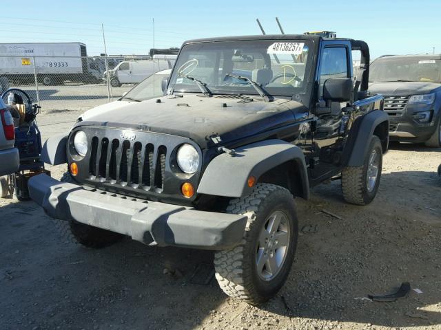 1J4FA241X8L528865 - 2008 JEEP WRANGLER X BLACK photo 2