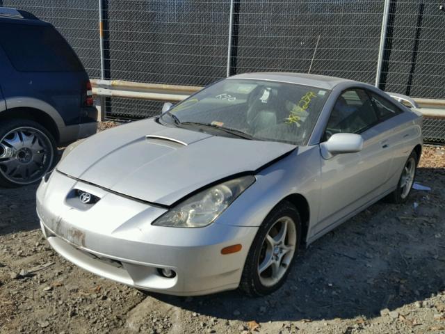 JTDDY32T7Y0032216 - 2000 TOYOTA CELICA GT- SILVER photo 2