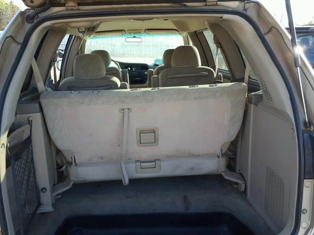 2HKRL18671H621432 - 2001 HONDA ODYSSEY EX BROWN photo 9