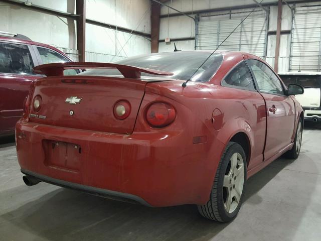 1G1AM18BX87210007 - 2008 CHEVROLET COBALT SPO RED photo 4