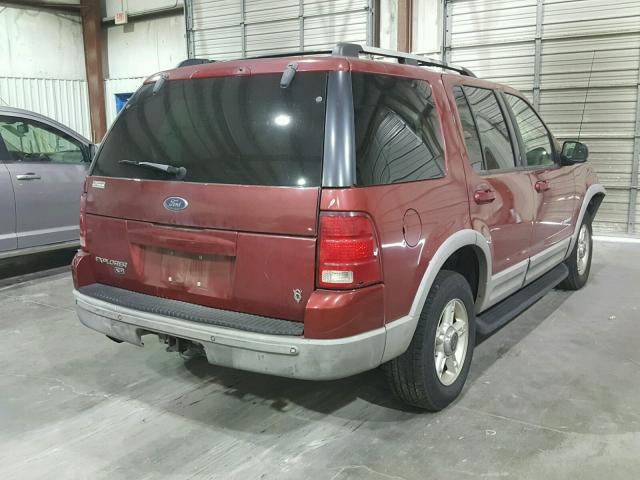 1FMZU73W62ZA35155 - 2002 FORD EXPLORER X RED photo 4