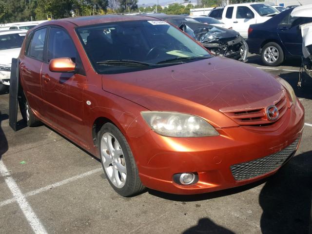 JM1BK343141145797 - 2004 MAZDA 3 HATCHBAC ORANGE photo 1