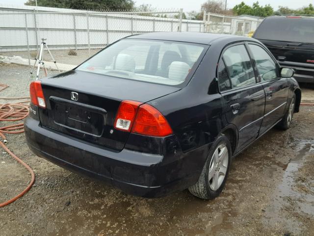 2HGES26744H527462 - 2004 HONDA CIVIC EX 黑色 照片 4
