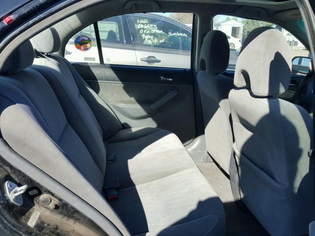 2HGES26744H527462 - 2004 HONDA CIVIC EX 黑色 照片 6