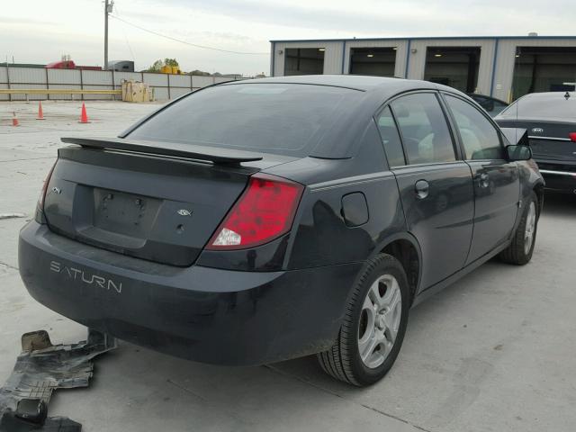 1G8AZ52F24Z228053 - 2004 SATURN ION LEVEL BLACK photo 4