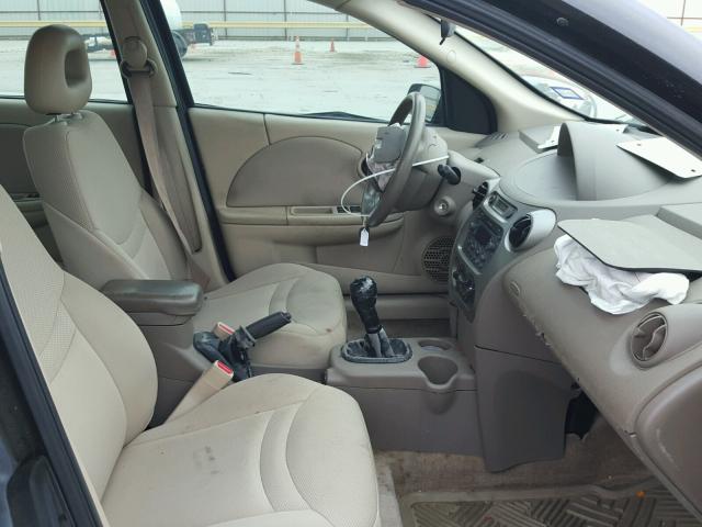 1G8AZ52F24Z228053 - 2004 SATURN ION LEVEL BLACK photo 5