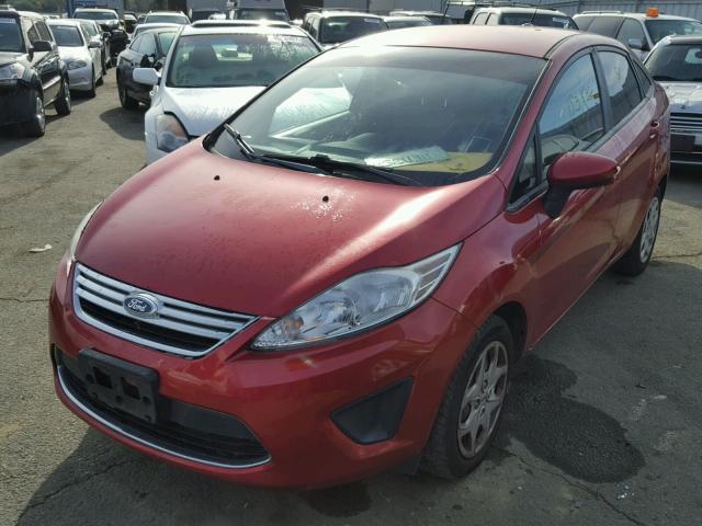 3FADP4BJ1BM203110 - 2011 FORD FIESTA SE RED photo 2