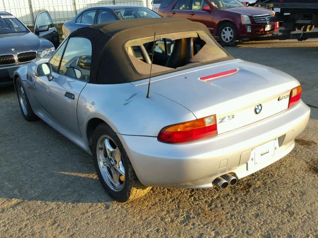 4USCH9333XLF81662 - 1999 BMW Z3 2.3 SILVER photo 3