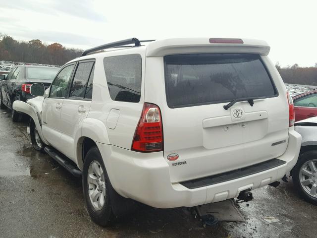 JTEZU14R68K007735 - 2008 TOYOTA 4RUNNER SR WHITE photo 3