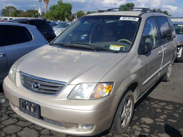 JM3LW28GXY0153867 - 2000 MAZDA MPV WAGON TAN photo 2