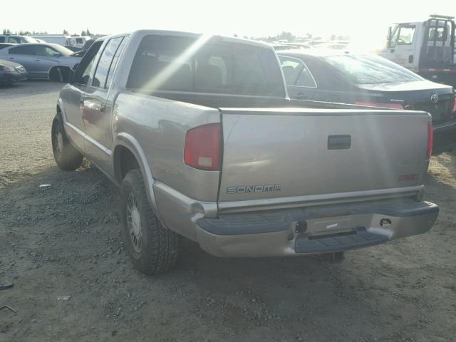 1GTDT13W82K199577 - 2002 GMC SONOMA GRAY photo 3