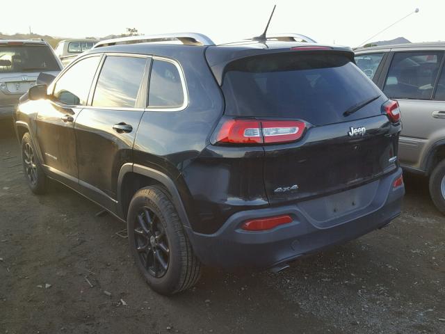 1C4PJMCS9EW125731 - 2014 JEEP CHEROKEE L BLACK photo 3