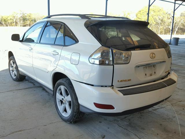 2T2HA31U85C075749 - 2005 LEXUS RX 330 WHITE photo 3