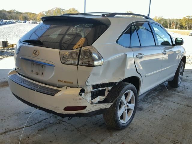 2T2HA31U85C075749 - 2005 LEXUS RX 330 WHITE photo 4