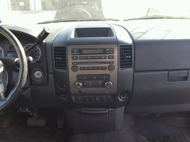 1N6BA07G28N303155 - 2008 NISSAN TITAN XE GRAY photo 9