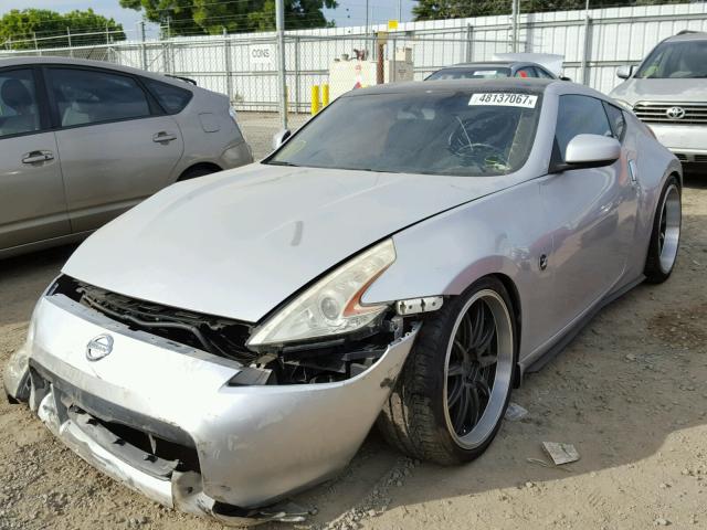 JN1AZ44E99M409467 - 2009 NISSAN 370Z SILVER photo 2