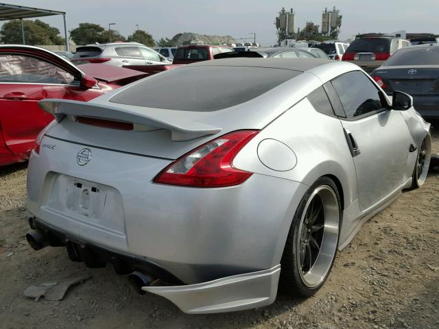 JN1AZ44E99M409467 - 2009 NISSAN 370Z SILVER photo 4