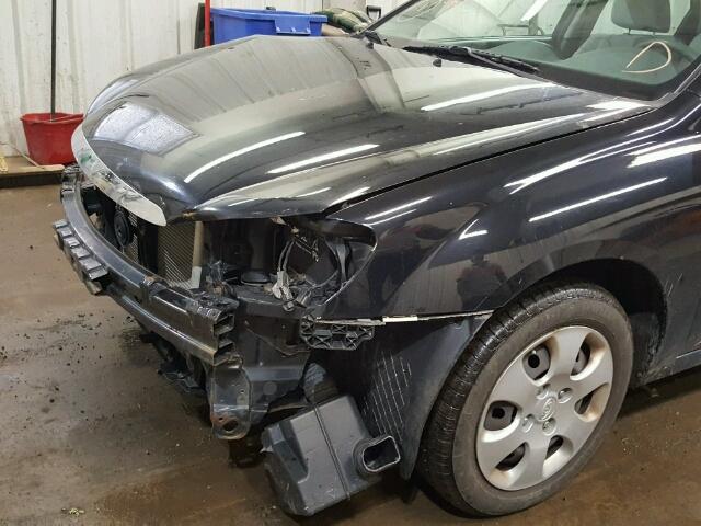 KNAFE222995648181 - 2009 KIA SPECTRA EX BLACK photo 9