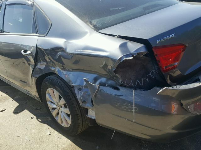 1VWAP7A37CC047642 - 2012 VOLKSWAGEN PASSAT S رمادي صورة 9