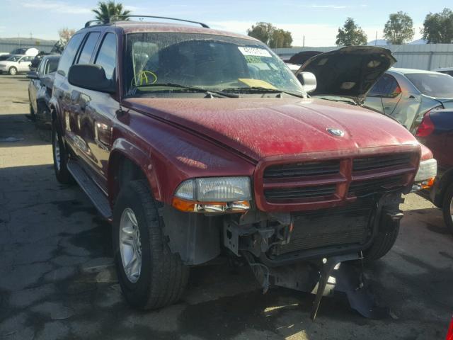 1B4HS28NX1F572388 - 2001 DODGE DURANGO BURGUNDY photo 1