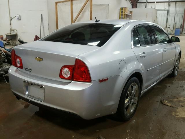 1G1ZC5EB8AF148281 - 2010 CHEVROLET MALIBU 1LT SILVER photo 4