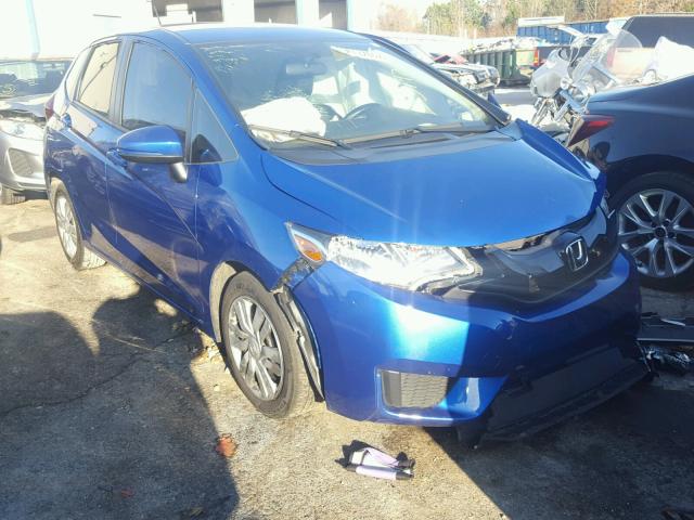 JHMGK5H50HS011875 - 2017 HONDA FIT LX أزرق صورة 1