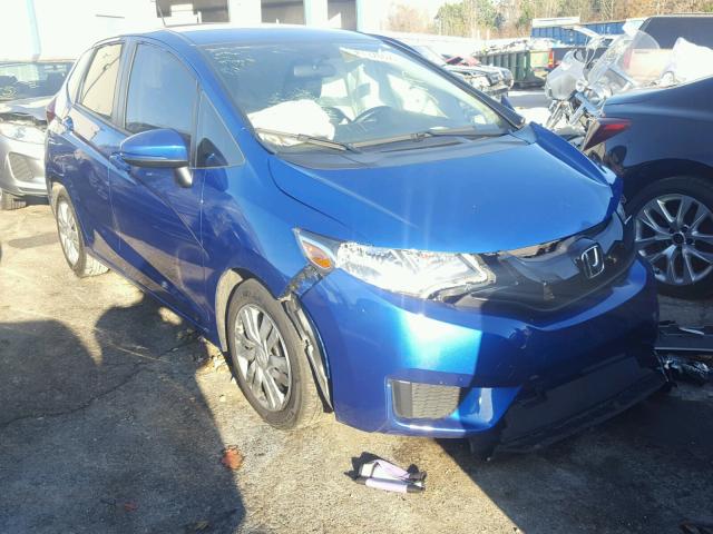 JHMGK5H50HS011875 - 2017 HONDA FIT LX BLUE photo 1