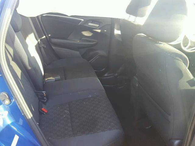 JHMGK5H50HS011875 - 2017 HONDA FIT LX أزرق صورة 6