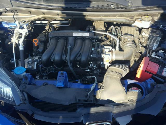 JHMGK5H50HS011875 - 2017 HONDA FIT LX أزرق صورة 7