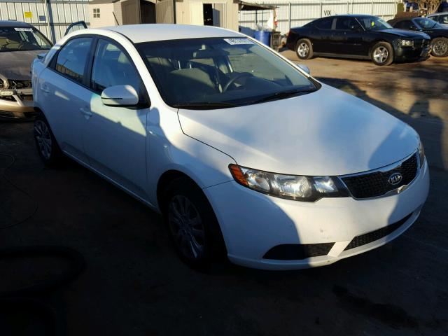 KNAFU4A25C5563460 - 2012 KIA FORTE EX WHITE photo 1