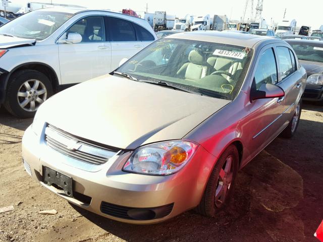 1G1AZ54F257640305 - 2005 CHEVROLET COBALT LT GOLD photo 2