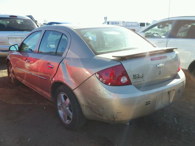 1G1AZ54F257640305 - 2005 CHEVROLET COBALT LT GOLD photo 3